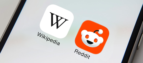 wikipedia and reddit